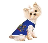 Chaleco ligero para perro con estampado de la bandera del estado de Pensilvania, camisa sin mangas, diseño de malla transpirable para caminar y jugar en verano