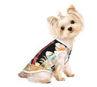 Chaleco ligero para perro con estampado de la Torre Eiffel de París, camisa sin mangas, diseño de malla transpirable para caminar y jugar en verano
