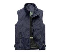 Chaleco multibolsillo para hombre, ocio, práctico, viaje, trabajo al libre Camisa Chaleco