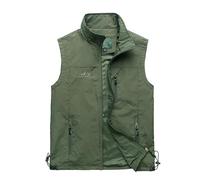 Chaleco multibolsillo para hombre, ocio, práctico, viaje, trabajo al libre Camisa Chaleco Plumas Abrigo Hombre