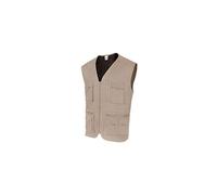 Chaleco multibolsillos carpintero talla s-xxl talla xxl color ropa color beige