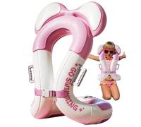 Chaleco Natación Infantil - Bañador Portátil Hinchable Ajustable,Chaleco Natación Infantil con Hebilla Segura,para Niños, Niñas, Interior, Exterior, Playa, Río, Piscina, Patio, Jardín,