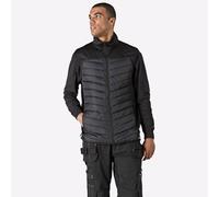 Dickies Hombre Generación Híbrido Casual para Trabajo Chaleco Cremallera Negro