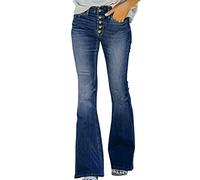 Chaleco negro para mujer, elástico, pantalones vaqueros ajustados, pantalones ajustados, pantalones vaqueros para mujer, elásticos, 48, azul, XL