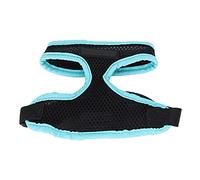Chaleco para, arnés sin tirones, Ajustable, Transpirable, antipérdida, Chaleco de Entrenamiento para Mascotas para Caminar, Trotar, Senderismo, Nailon Azul, algodón, Talla S