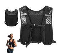 Chaleco para Correr Chaleco de hidratación Ligero y Transpirable de Gran Capacidad con Tiras Reflectantes Mochila para Correr maratón para Hombres y Mujeres