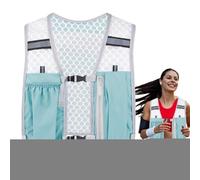 Chaleco para correr fuera de pista - Chaleco hidratante transpirable en forma de deportiva - Cinturón de pecho elástico para correr, senderismo, ciclismo