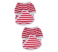 Chaleco para Mascotas, Ropa Informal para Perros, Camisetas para Cachorros, Decoraciones para pecera de Sirena, dimensión Transpirable, 2 uds.
