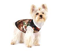 Chaleco para perro, con estampado de pizza de salchicha Tantalizing, camiseta sin mangas para mascotas, camiseta suave para cachorros y ropa transpirable para gatos para razas pequeñas, talla L