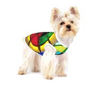 Chaleco para perro, estampado Shine in all directions, camiseta sin mangas para mascotas, camiseta suave para cachorros y ropa transpirable para gatos para razas pequeñas, talla L