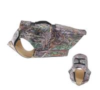 Chaleco para Perros: Chaleco de Caza de Camuflaje de Neopreno, Ajuste Ajustable Ligero, Comodidad Transpirable, Ribete Reflectante | Equipo de al Aire Libre para Perros medianos, Grandes, XL,