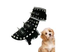 Chaleco para perros de aguja - Perro protector impermeable resistente, arnés de picos anti -coyote reflectante | Ideal para armaduras para mascotas ajustable para camping, senderismo, pases