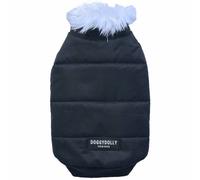 Chaleco para perros pequeños de invierno de DoggyDolly, negro
