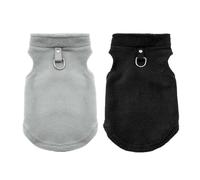 Chaleco peludo liso para perros grandes, ropa suave de color sólido, abrigos gruesos, pijamas de invierno