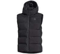 Chaleco Pentagon Omega Down Hombre Puffer Chaleco Concapucha Negro
