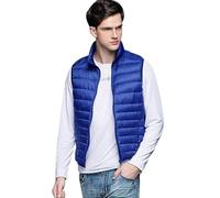 Chaleco Plumas Hombre Ligero Chaleco Acolchado Hombre Invierno Chalecos Acolchados para Hombre Gilet Men Chaleco Plumon sin Mangas Hombre Chaleco Plumifero Ultraligero Chaleco Pluma Hombre Azul S