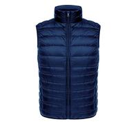 Chaleco Plumas Ligero Hombre Chaleco Plumifero Ligeros Hombre Chalecos Acolchado Caballero Abrigo Plumon Sin Manga Hombre Ultraligero Tallas Grandes Casual Invierno Chalequillo Plegable Armada 2XL
