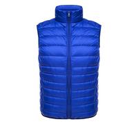 Chaleco Plumas Ligero Hombre Chaleco Plumifero Ligeros Hombre Chalecos Acolchado Caballero Abrigo Plumon Sin Manga Hombre Ultraligero Tallas Grandes Casual Invierno Chalequillo Plegable Zafiro 2XL
