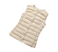 Chaleco Plumas Mujer Ligero Chaleco Plumon Acolchado Guateado sin Mangas Señora Chalecos Acolchados Plumifero Plumífero Ultraligero Chaqueta sin Mangas para Mujer Tallas Grandes Invierno XXL
