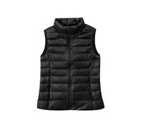 Chaleco Plumas Ultraligero Para Mujer - Plumífero Acolchado Sin Mangas - Chaqueta Ligera Señora - Negro M