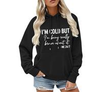 Chaleco polar blanco -camiseta con capucha humorística « Me frío, pero yo ', Le Noir, L
