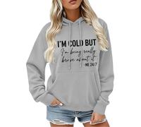Chaleco polar blanco -camiseta con capucha humorística « Me frío, pero yo ', Luz de Ashy, S