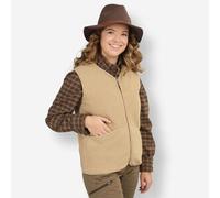 Chaleco Polar Caza Aigle Baby Sherpa Mujer Beige 40
