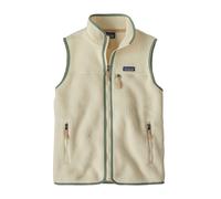 Patagonia Chaleco Retro Pile para Mujer (Natural w/Ellwood Green)