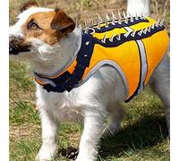 Chaleco Protector Antidepredador,Arnés Ajustable Reflectante para Cachorros - Ajustable con Púas para Mascotas,Protección contra Ataques De Aves Rapaces