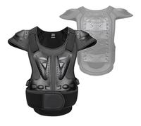 Chaleco Protector Corporal Motocicleta, Ajustable Adulto con Protección Pecho, Espalda Y Hombros, Transpirable Y Reflectante, para Viajes, Desplazamientos Diarios Y Motocross