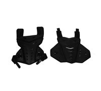 Chaleco Protector Corporal para Armadura de Motocicleta, Protector de Pecho Ajustable para Pecho de Motocross para Hombres Adultos Ligeros para Montar Deportes al Aire Libre (Black)