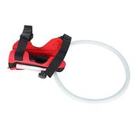 Chaleco Protector para Mascotas ciegas, arnés de Seguridad para Perros guía con Anillo, Ajustable, Ligero, Rojo, 9,1 Pulgadas