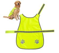 Chaleco Reflectante para Perros - Chaqueta Reflectante Transpirable de Alta Visibilidad | Arnés de Seguridad para Mascotas - Camping Exterior Senderismo Carrera Caza Noche Oscuro Lluvia Ducha Sol