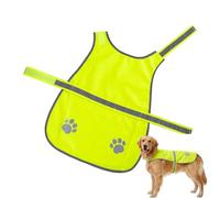 Chaleco Reflectante para Perros para Paseos - Chaqueta Reflectante De Alta Visibilidad Ajustable | Chaleco de Servicio Canino,Camping Exterior Senderismo Carrera Caza Noche Oscuro Lluvia Ducha Sol