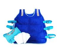Chaleco refrescante para hombre, ropa reflectante ajustable | Chaleco enfriador de hielo para actividades de verano al aire libre: moto, caminar, senderismo, trabajo, construcción,