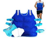 Chaleco refrescante para mujer Ropa Glaseada Reflectante Ajustable | Chaleco de Hielo para el Verano y al Aire Libre Moto Caminar Senderismo Trabajo Construcción Correr a Pie de Tiempo Cálido