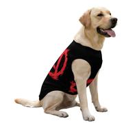 Chaleco refrescante para Perros con símbolo de anarquía, Camisas de Verano, suéter Lindo, Ropa para Mascotas para Cachorros Grandes