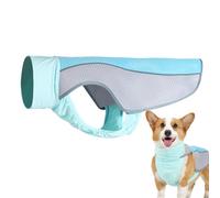 Chaleco refrigerante para perros grandes, chaleco refrigerante para perros grandes, chaleco de verano con efecto de refrigeración, chaleco refrigerante ligero con rayas reflectantes