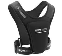 Chaleco Running Ajustable con Porta Móvil para Hombre y Mujer, Negro