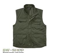 CHALECO SAFARI CON FORRO BW CHALECO DE INVIERNO CHALECO DE CAZA EJÉRCITO CHAL...