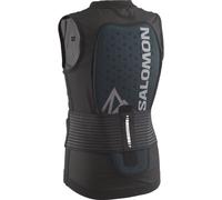 Chaleco Salomon Flexcell Pro JR, protector de espalda, junior, negro M Black