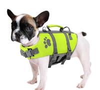 Chaleco salvavidas ajustable para perro, de alta flotabilidad, con asa, para toda la natación y navegación de tu perro