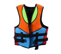 Chaleco salvavidas de neopreno para niñas más traje de baño (naranja, 3-6 años)