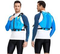 Chaleco Salvavidas for Adultos de 100 N, Ajustable Chaleco de Ayuda for Kayak, Surf y Deportes Acuáticos Cierre con Hebilla y Cremallera(B,M)