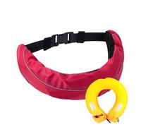 Chaleco Salvavidas Inflable,Paquete De Cinturón De Inflado Manual - Accesorios De Seguridad Impermeables Reutilizables para Pesca Surf Kayak Buceo Navegación Natación