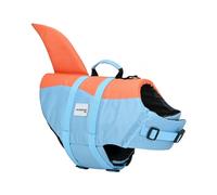 Chaleco salvavidas Mobiclinic para perros Arnés ajustable Anilla para correa Asa ligera Aleta decorativa Sharky L