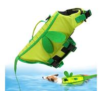 Chaleco salvavidas para perros, abrigo flotante transpirable, chalecos salvavidas para perros, traje de baño ajustable de moda con hebilla de liberación rápida, salvavidas para mascotas que se adapta