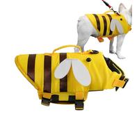 Chaleco Salvavidas para Perros,Chaleco Salvavidas para Perros - Abrigo Flotante Transpirable, Chalecos Salvavidas para Perros - Traje de baño Ajustable de Moda para Perros con Hebilla de liber