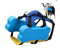 Chaleco salvavidas para perros - Flotador flotante para mascotas | Flotador ajustable con asa de rescate ligero reflectante para tallas pequeñas, medianas y grandes