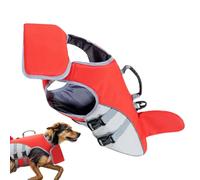 Chaleco Salvavidas para Perros Grandes | Chaleco Natación Mascotas con Asa Rescate,Flotabilidad Ajustable Entrenamiento Animal Actividades Acuáticas Kayak Senderismo Camping Náuticas